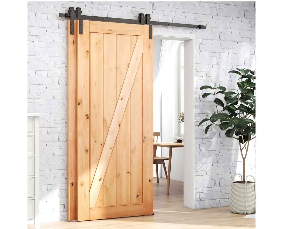 CCJH Bypass Sliding Barn Door Hardware Kit - photo 3