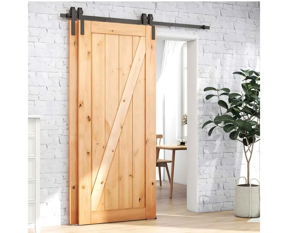 CCJH Bypass Sliding Barn Door Hardware Kit image indicator(3)