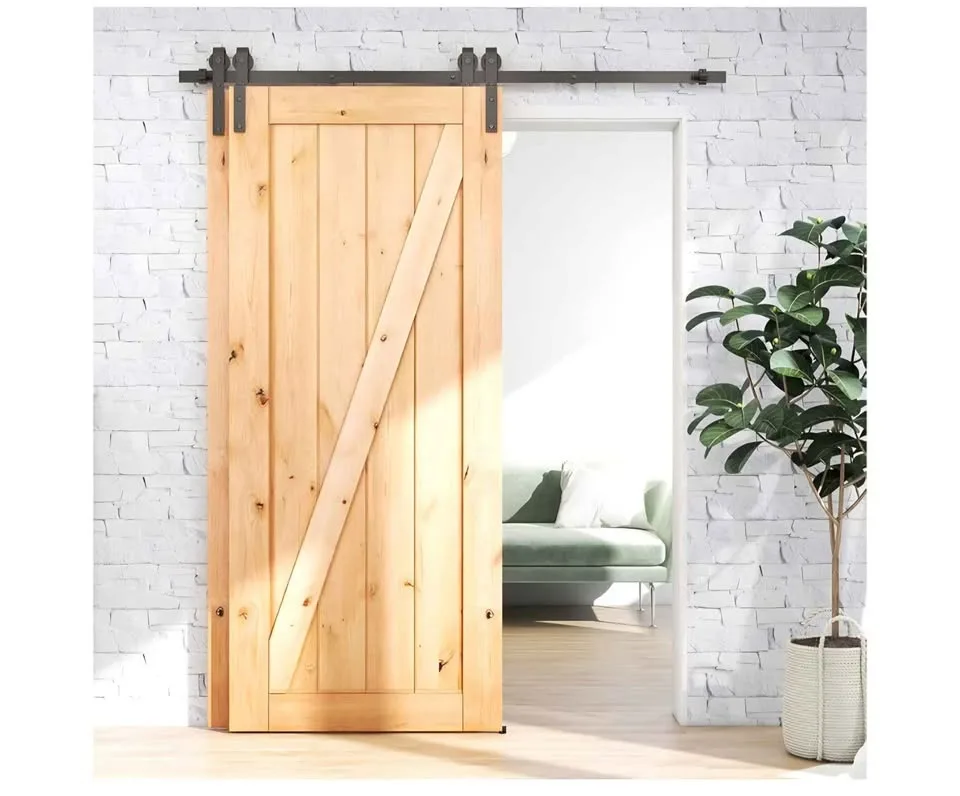 CCJH Bypass Sliding Barn Door Hardware Kit image indicator(4)