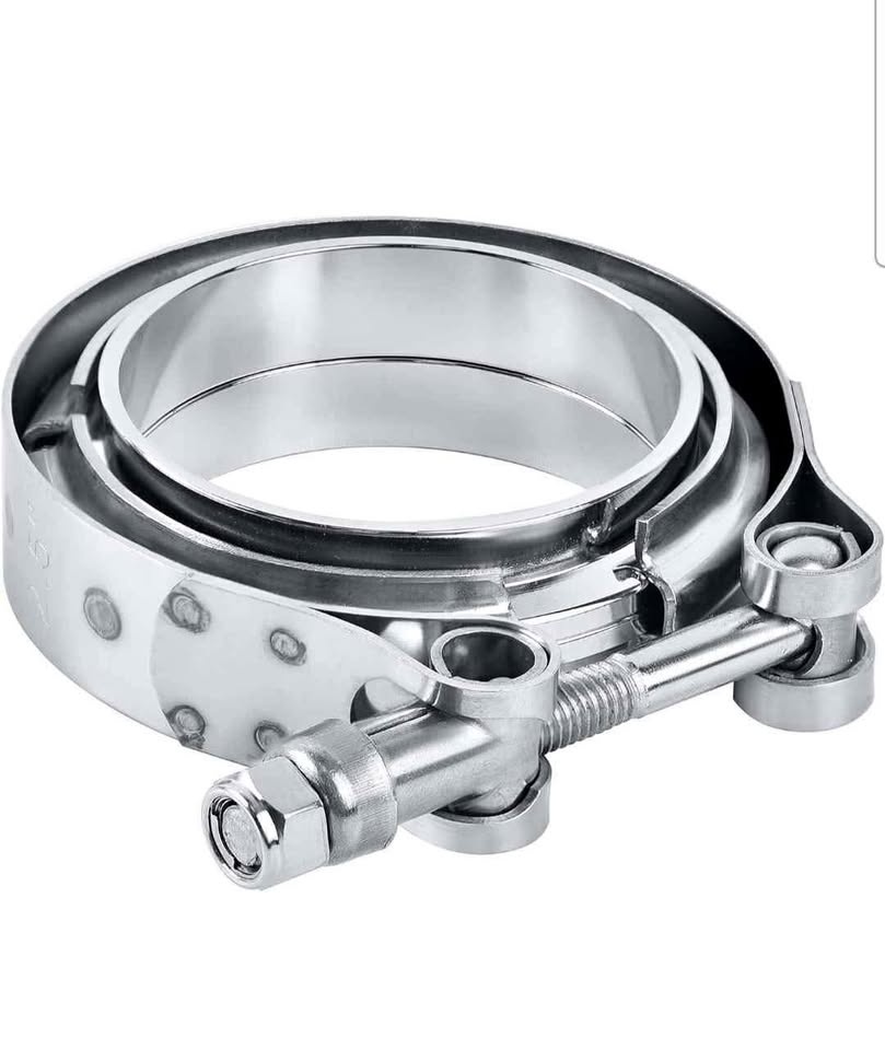 Evil ENERGY V Band Clamp with Flange Male Female Stainless Steel