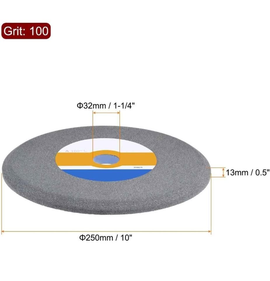 Bench Grinding Wheel 10" - 2pcs - photo 2