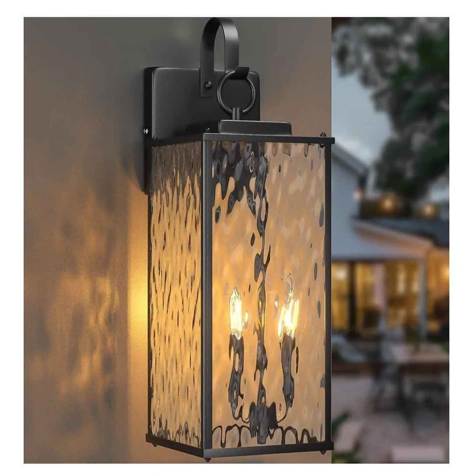 Sparluvix Outdoor Light Fixture with 2-Light Candelabra - photo 4
