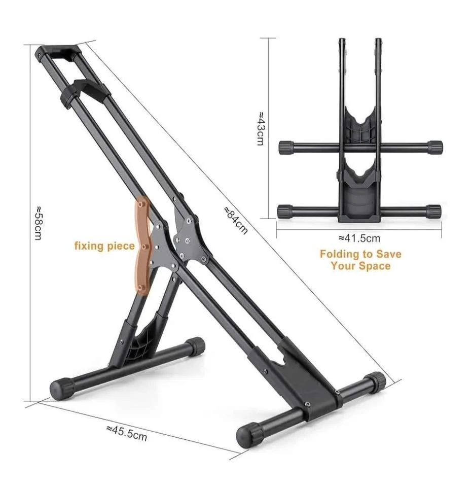 2 Bicycle Stand Floor - Indoor Bike Rack Garage Storage image indicator(3)