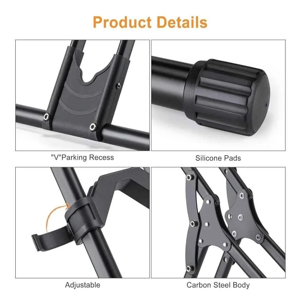 2 Bicycle Stand Floor - Indoor Bike Rack Garage Storage image indicator(5)