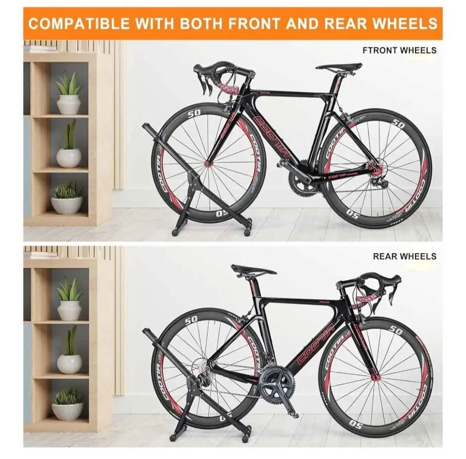 2 Bicycle Stand Floor - Indoor Bike Rack Garage Storage image indicator(6)