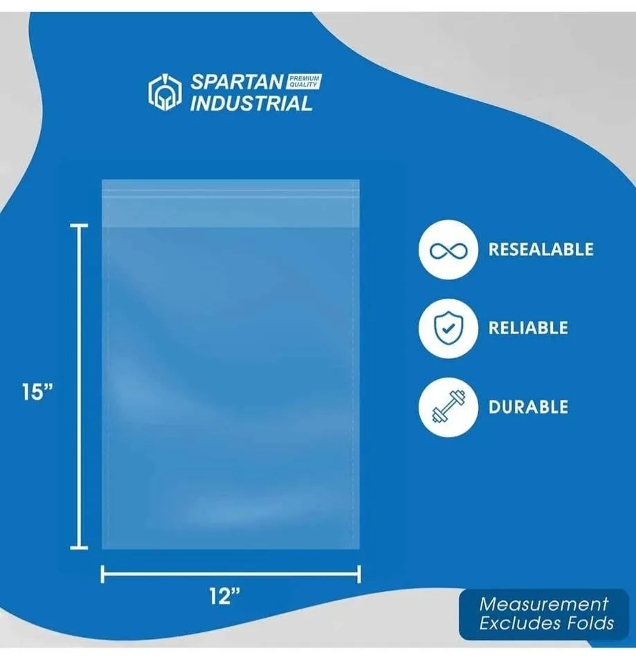 12" X 15" Cello Poly Bags - 1000 Count image indicator(2)