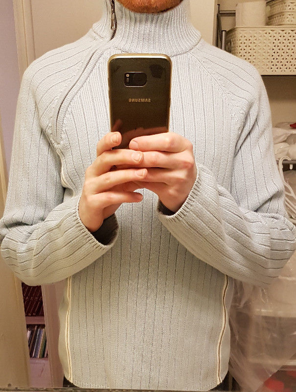 RW & CO Mens With Price Tag Stylish European Sweater Large