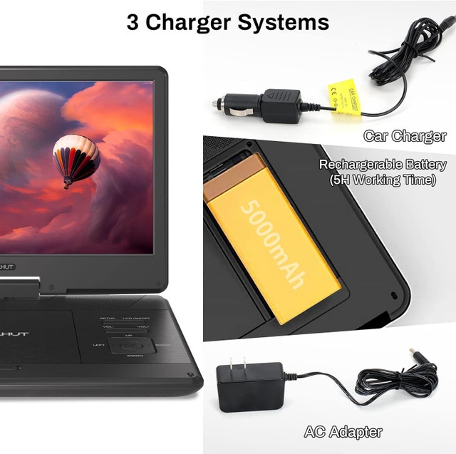 MINLOVE CoolHut 15" Portable DVD Player for Car - photo 3