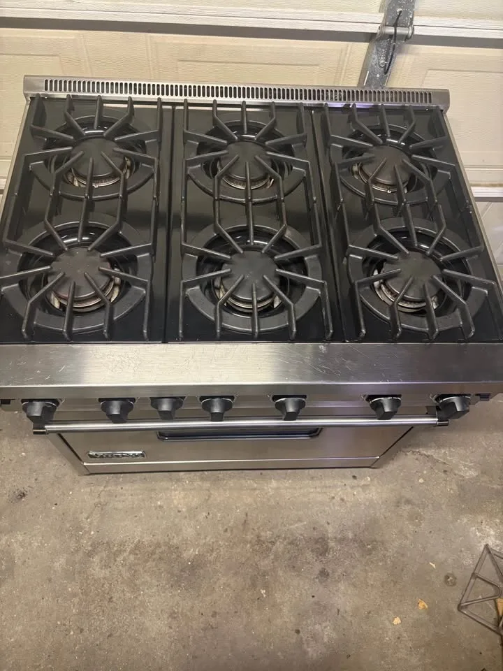 Viking 36” VGIC365-6BSS Natural Gas Range image indicator(3)