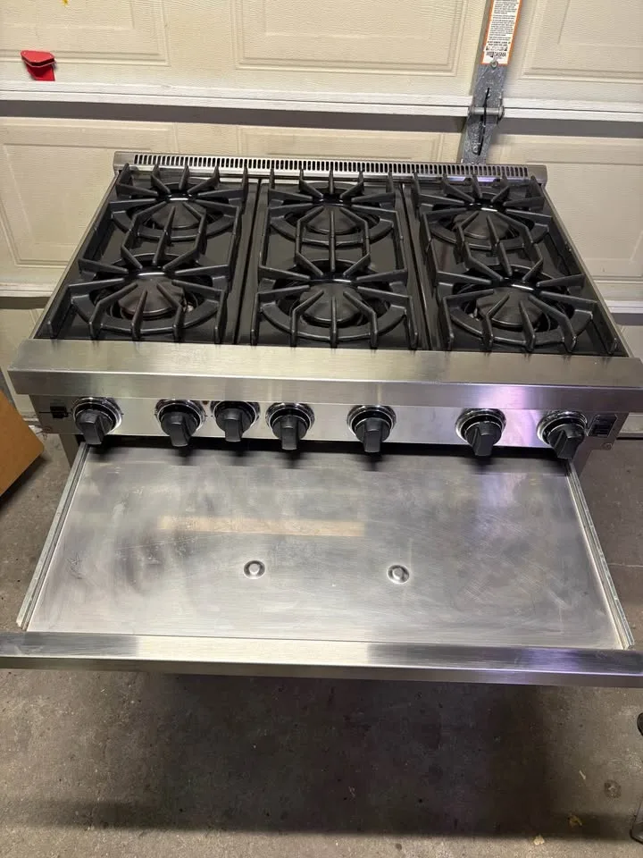 Viking 36” VGIC365-6BSS Natural Gas Range image indicator(7)