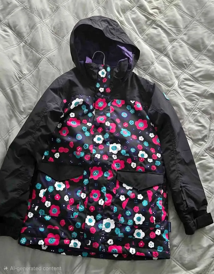 Burton girl's flower jacket
