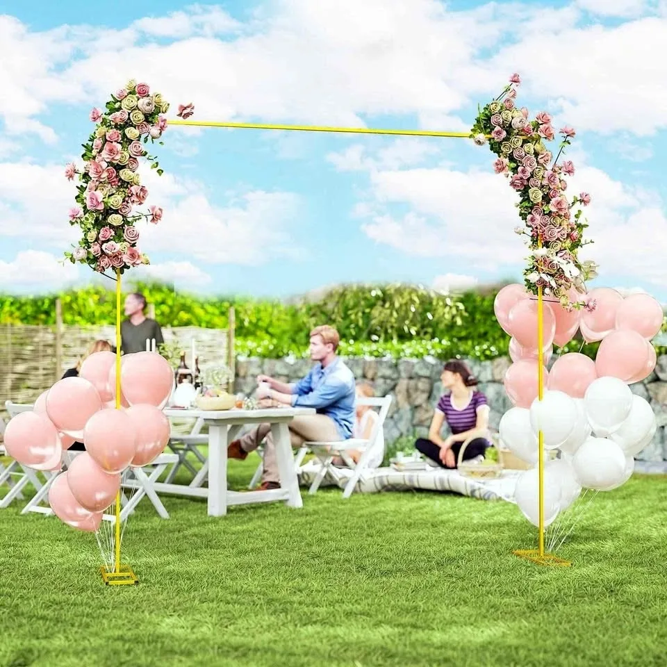 Outsunny 10FT x 10FT Wedding Arch Backdrop Stand