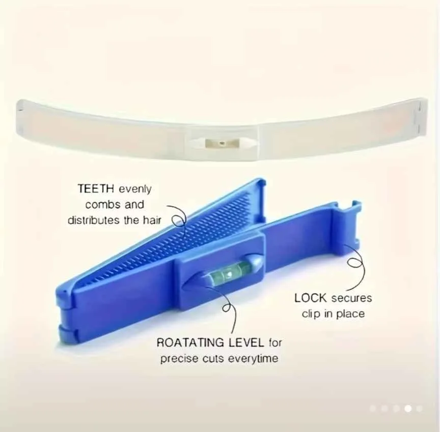 Hair Trimming Ruler, 2pcs image indicator(5)