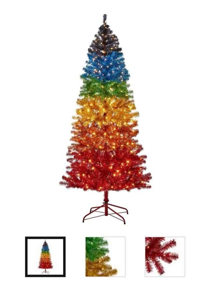 Rainbow medium size Chrisrmas Tree