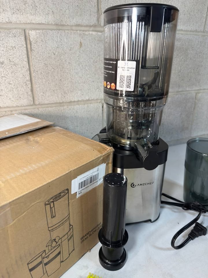 AMZCHEF Juicer Machine, Cold Press Juicer - photo 4