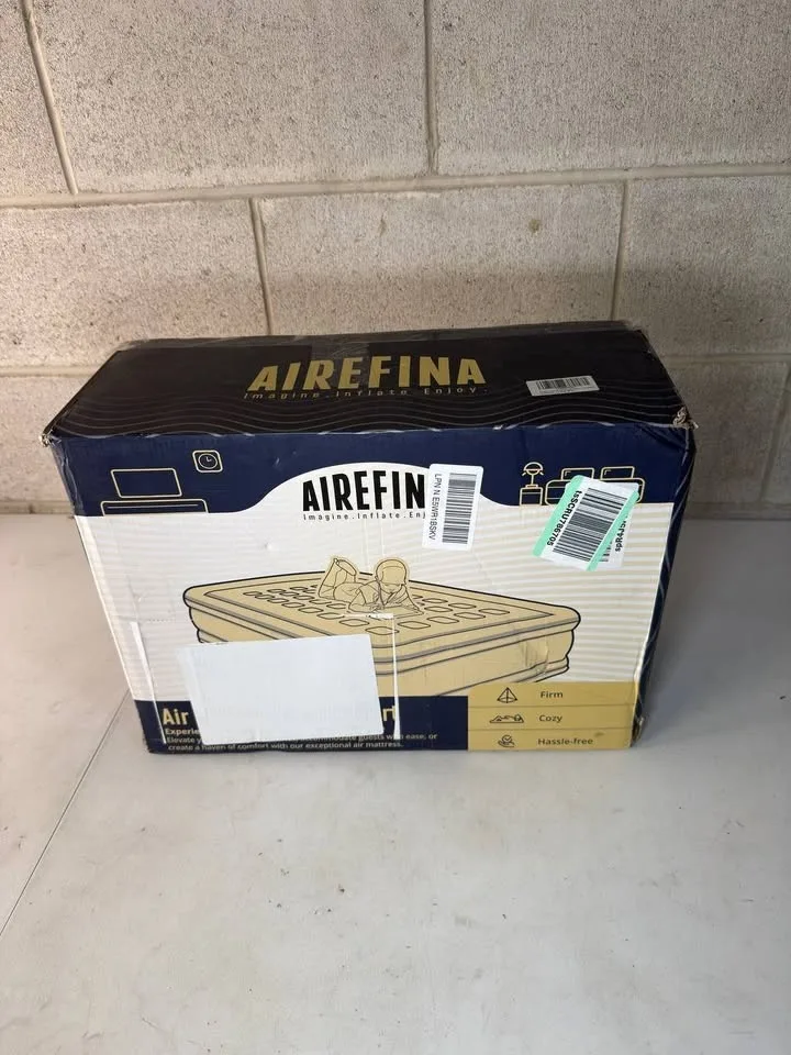 Airefina Air Mattress Queen with Built-in Pump, 18" Portable image indicator(3)