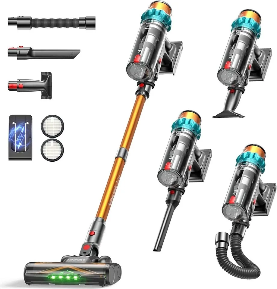 ElecKeys Cordless Vacuum Cleaners, 600W 50KPA