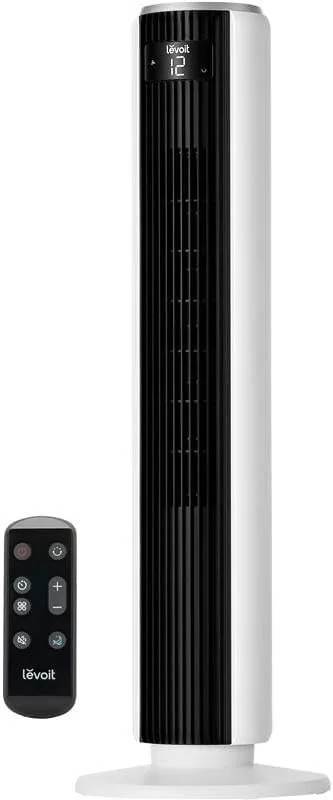 LEVOIT 25dB Tower Fan, 26ft/s, Missing Remote