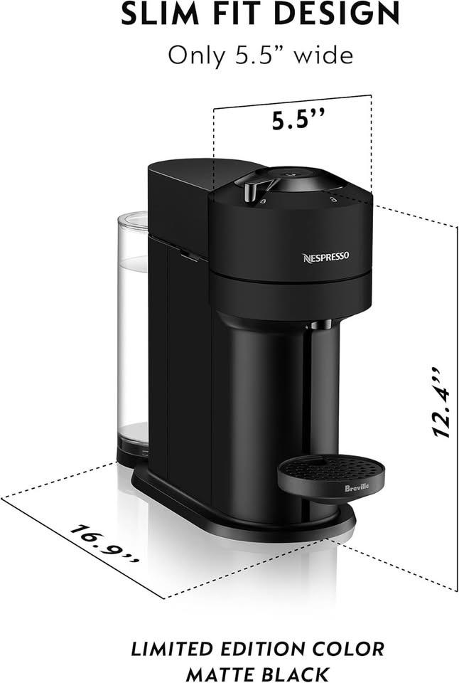 Nespresso Vertuo Next Coffee and Espresso Machine - photo 2
