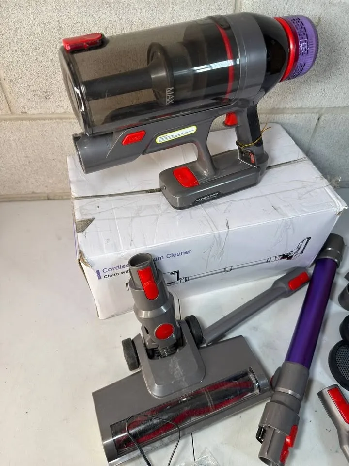 MQDXE Cordless Stick Vacuum Cleaner: 550W Powerful Suction, Used image indicator(3)