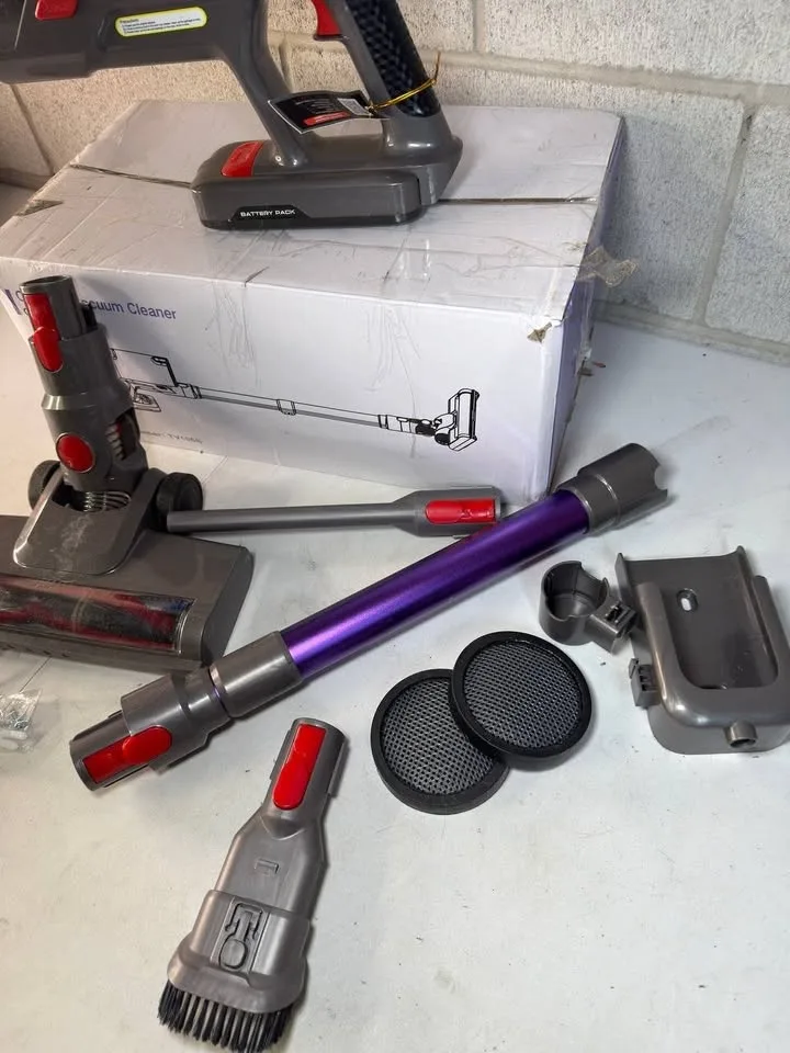 MQDXE Cordless Stick Vacuum Cleaner: 550W Powerful Suction, Used image indicator(4)