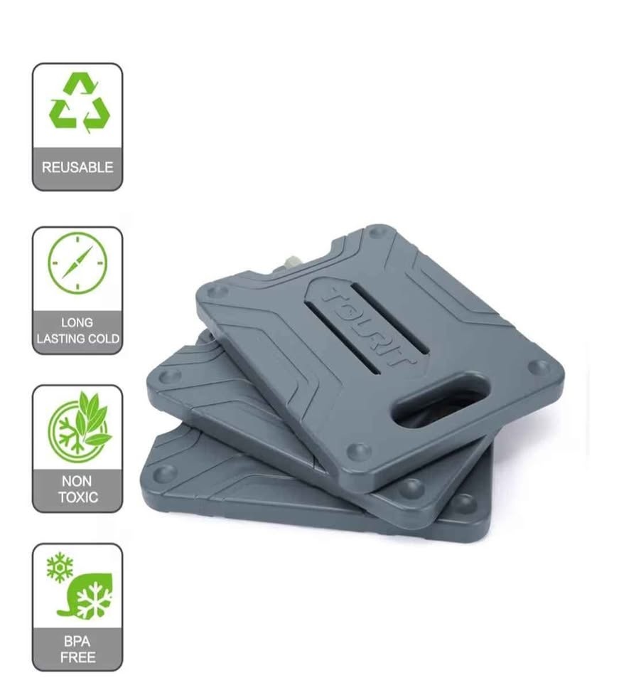 TOURIT Ice Pack for Coolers 10x13" - 4 Pack - photo 3