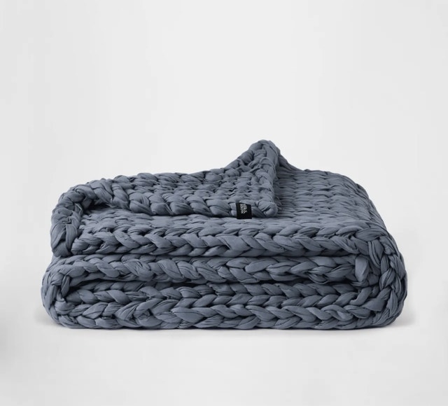 Silk and Stone Hand Knitted Weighted Blanket - photo 2