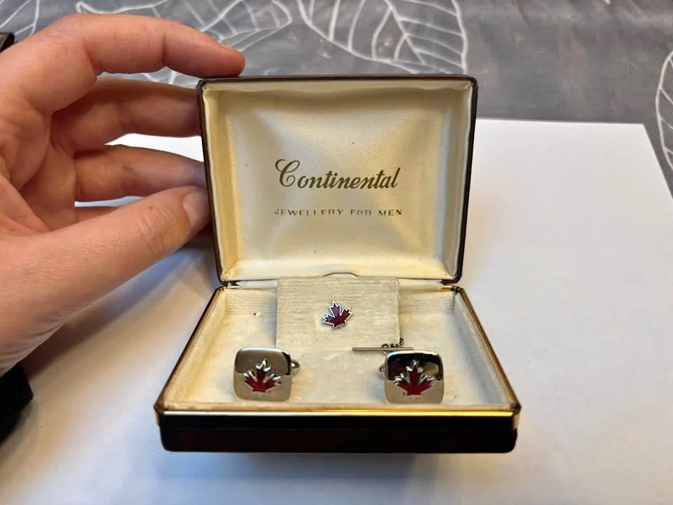 Continental Cufflinks and Tie Pins