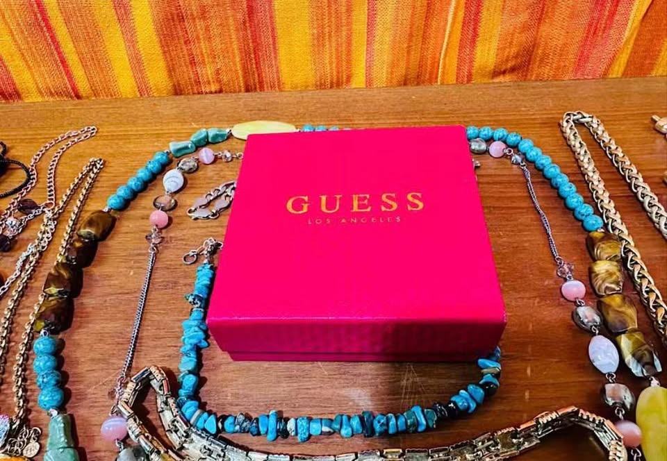 Jewelry Lot with Brand New Guess Necklace and Earring Set - photo 2
