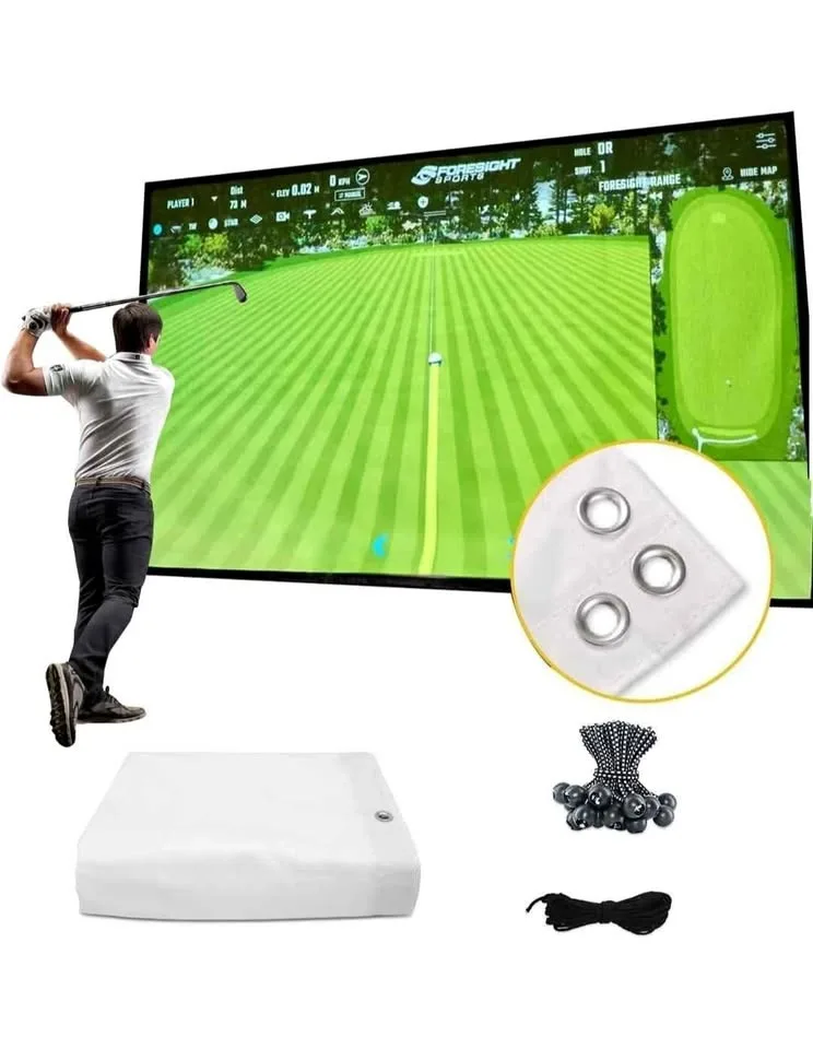 Golf Simulator Impact Screen (118x78)Golf Training, Indoor Golf