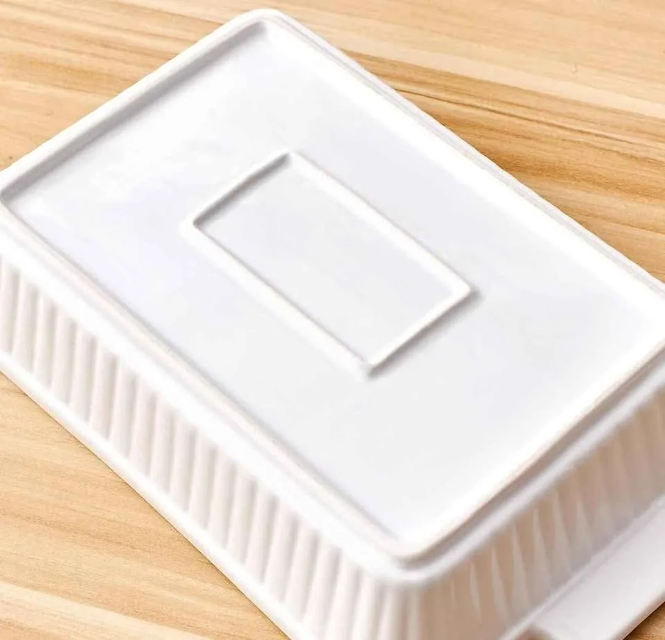 Swuut Casserole Dishes for Oven 13x9 inch, Porcelain-1 pk image indicator(4)