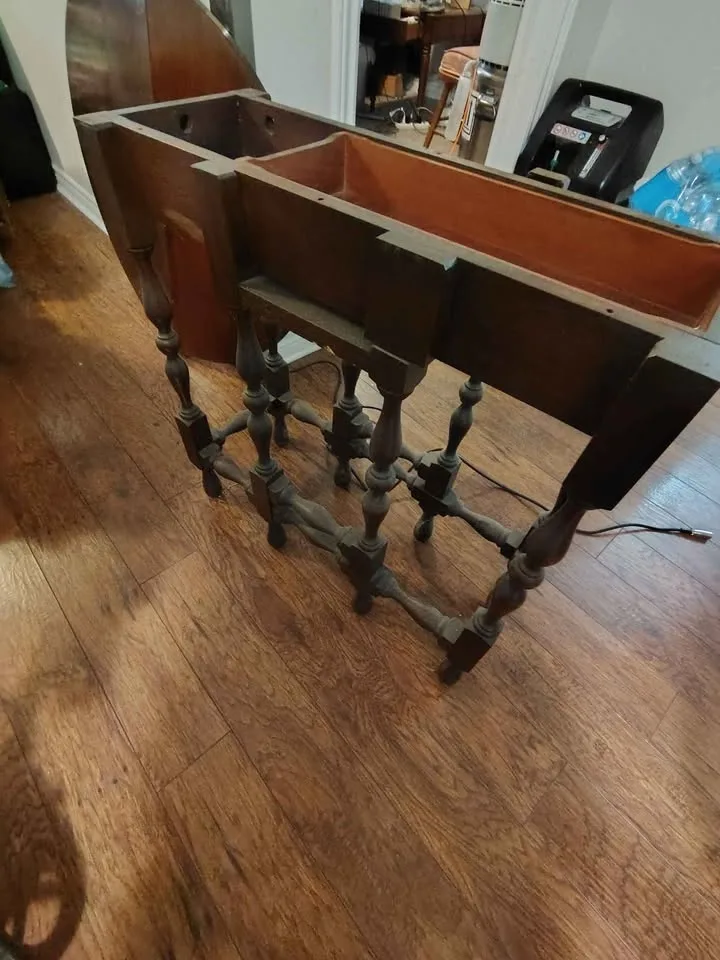 Gateleg table early 20th century mahogany image indicator(2)