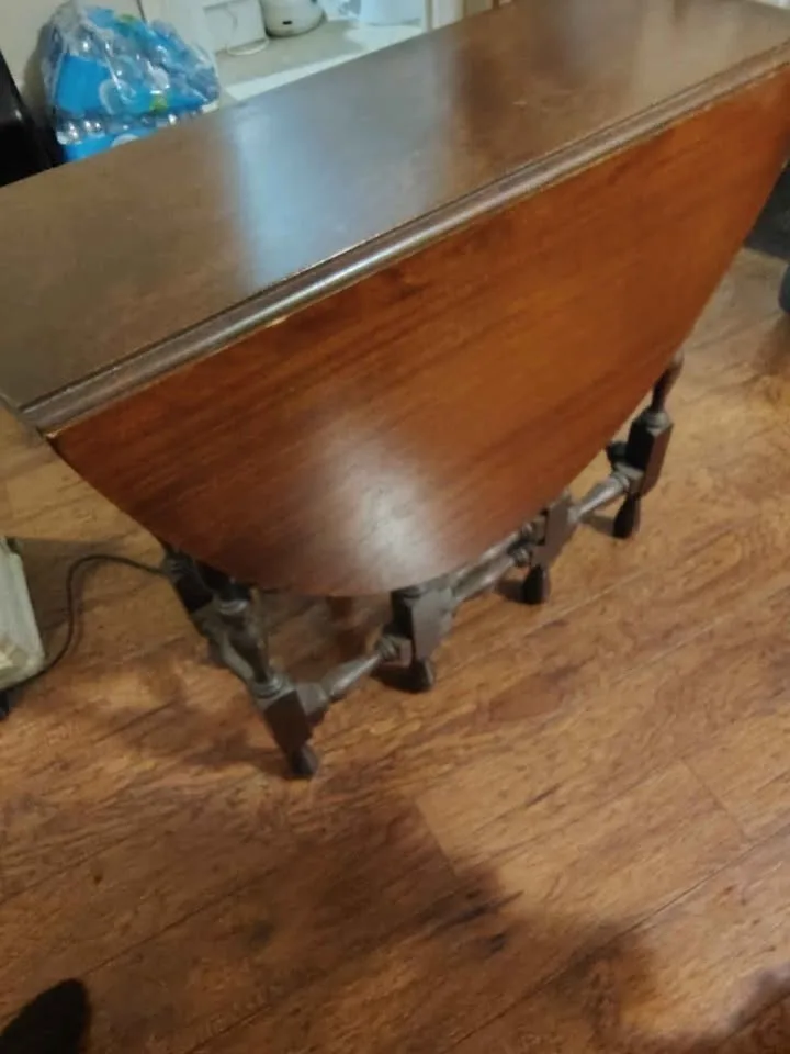 Gateleg table early 20th century mahogany image indicator(4)