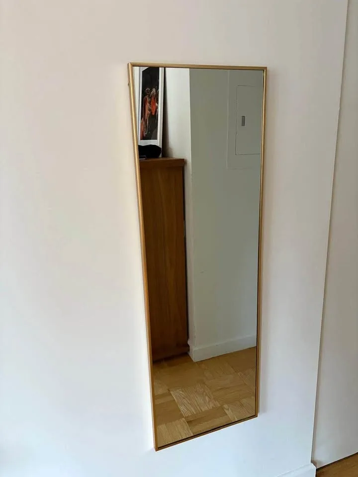 Mirror with Golden Frame