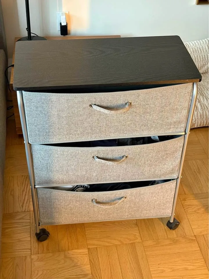 Wood Dresser black and Grey