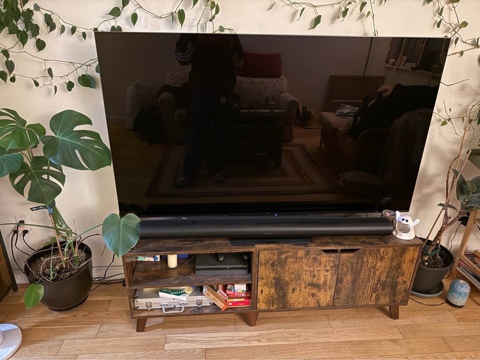 Modern Rustic TV Cabinet – Fits Up to 65” TV + Soundbar | Excell - photo 2