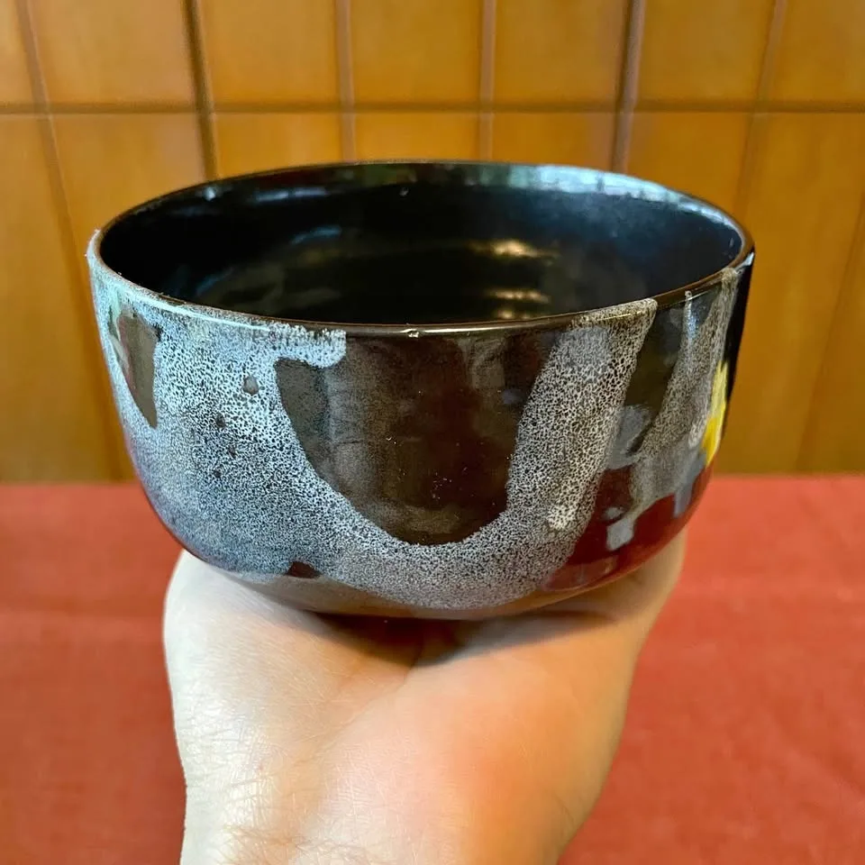 Japanese Tea Bowl, Handcrafted Vintage