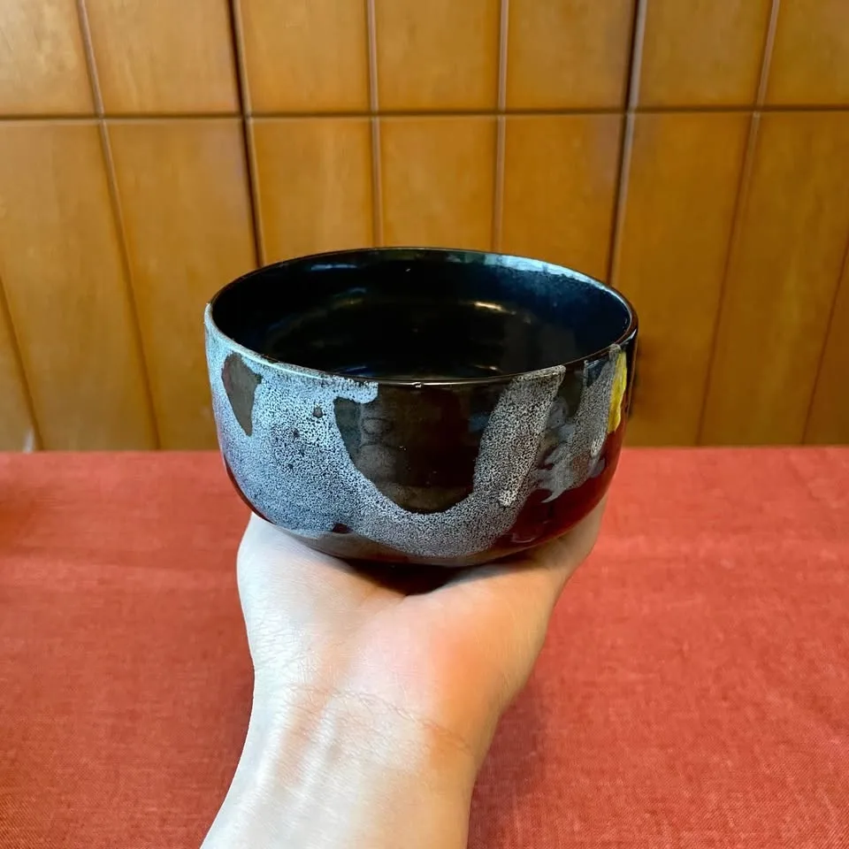 Japanese Tea Bowl, Handcrafted Vintage image indicator(7)