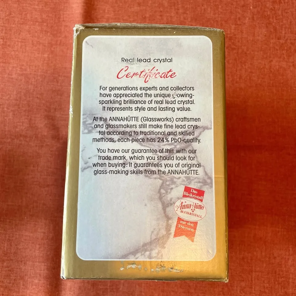 Annahütte Vintage Crystal Basket image indicator(7)