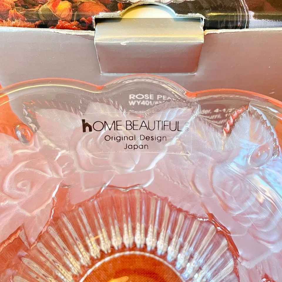 90s Crystal Votive/Potpourri Holder Vintage image indicator(3)