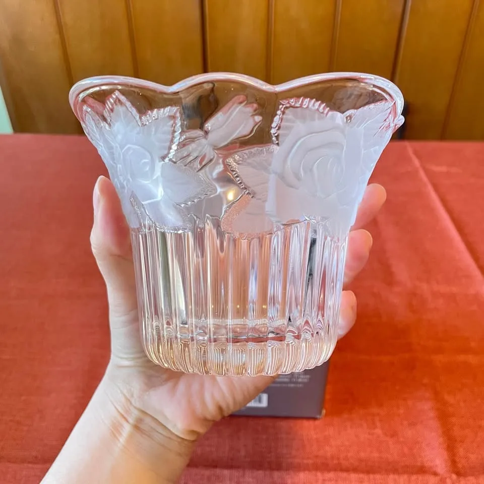 90s Crystal Votive/Potpourri Holder Vintage image indicator(4)