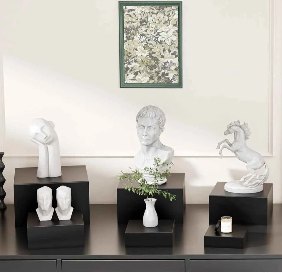 Metal Buffet Risers,6PCS Food Risers for Buffet Table 5"to10" image indicator(2)