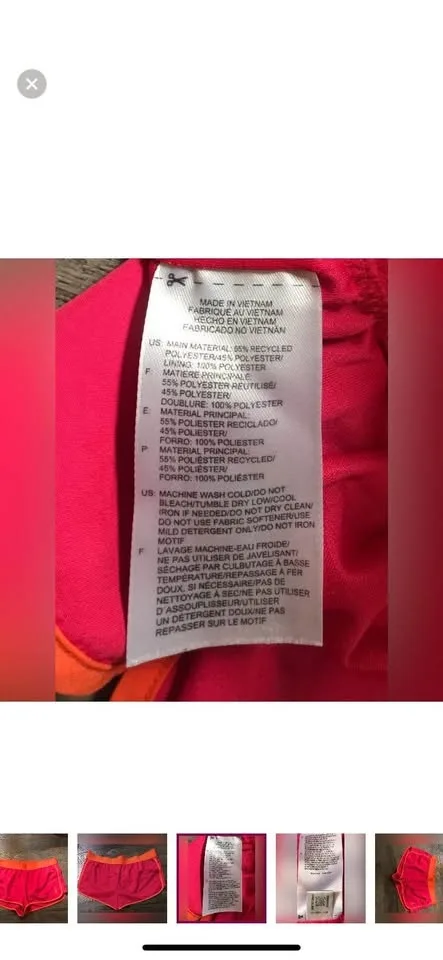 Womens Reebok Athletic Shorts image indicator(10)