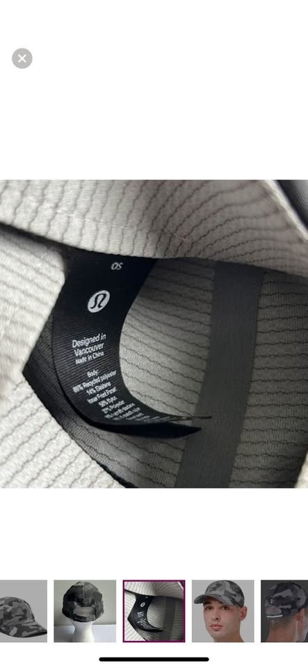 Lululemon grey camo hat - photo 3