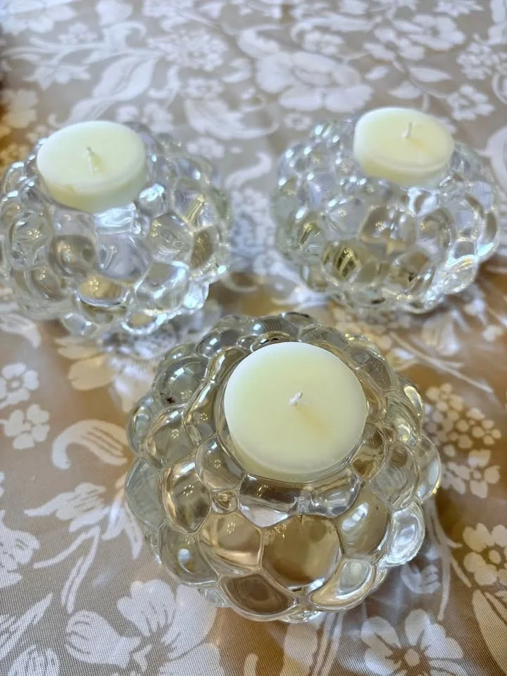 HOLIDAY DEAL! 🕯️ Orrefors Candle Holder Set (3) – Gift-Ready! 💎