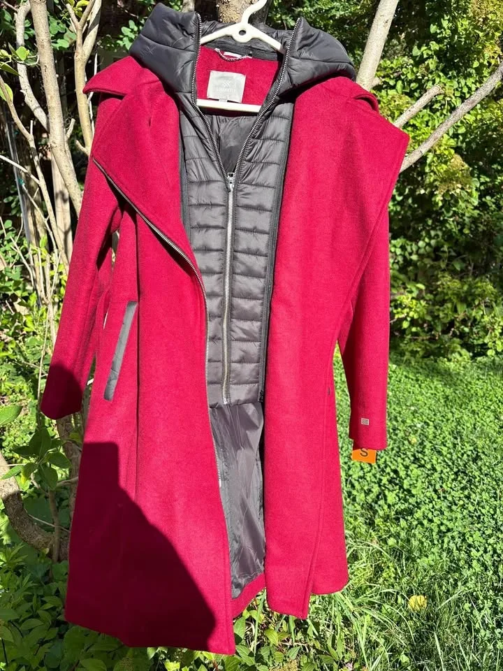 Soia & Kyo Red Wool Jacket – NEW with Tags ❤️🎄