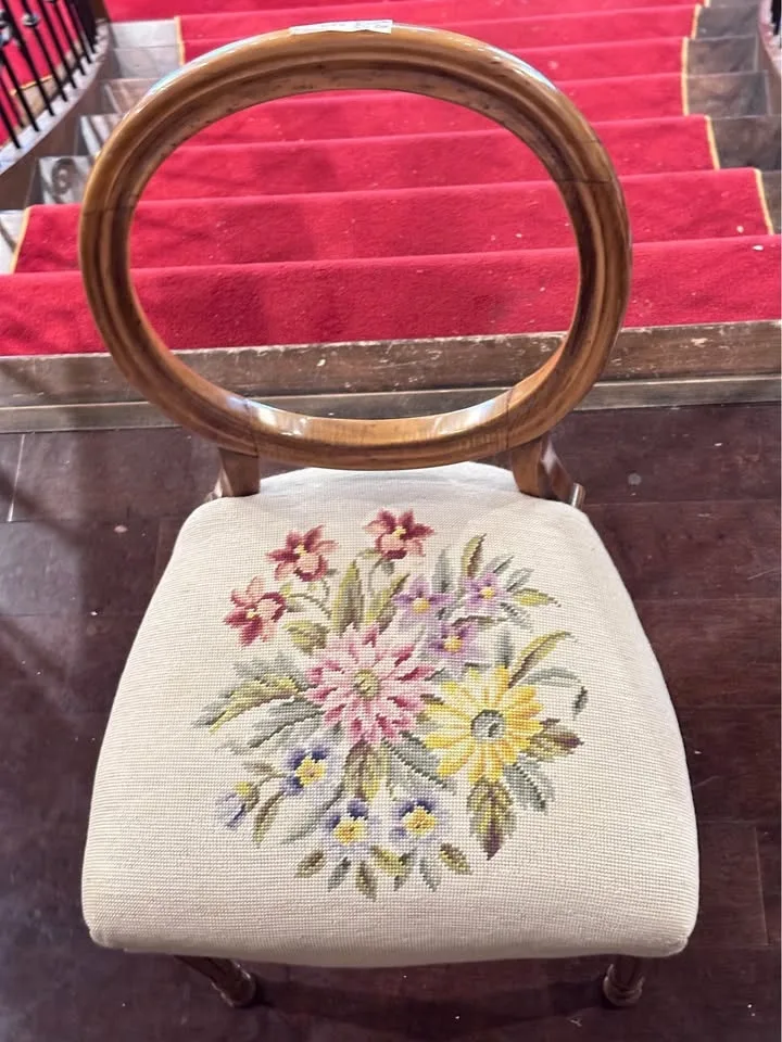 Vintage chairs with detailed wood frames image indicator(4)