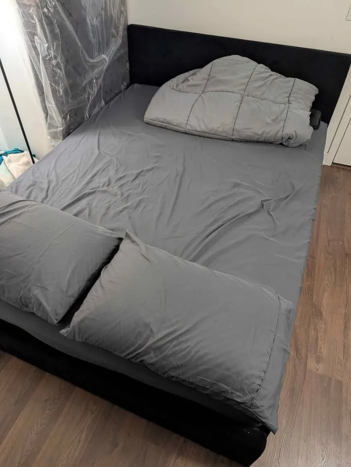 Queen size bed set (moving out sale) image indicator(2)