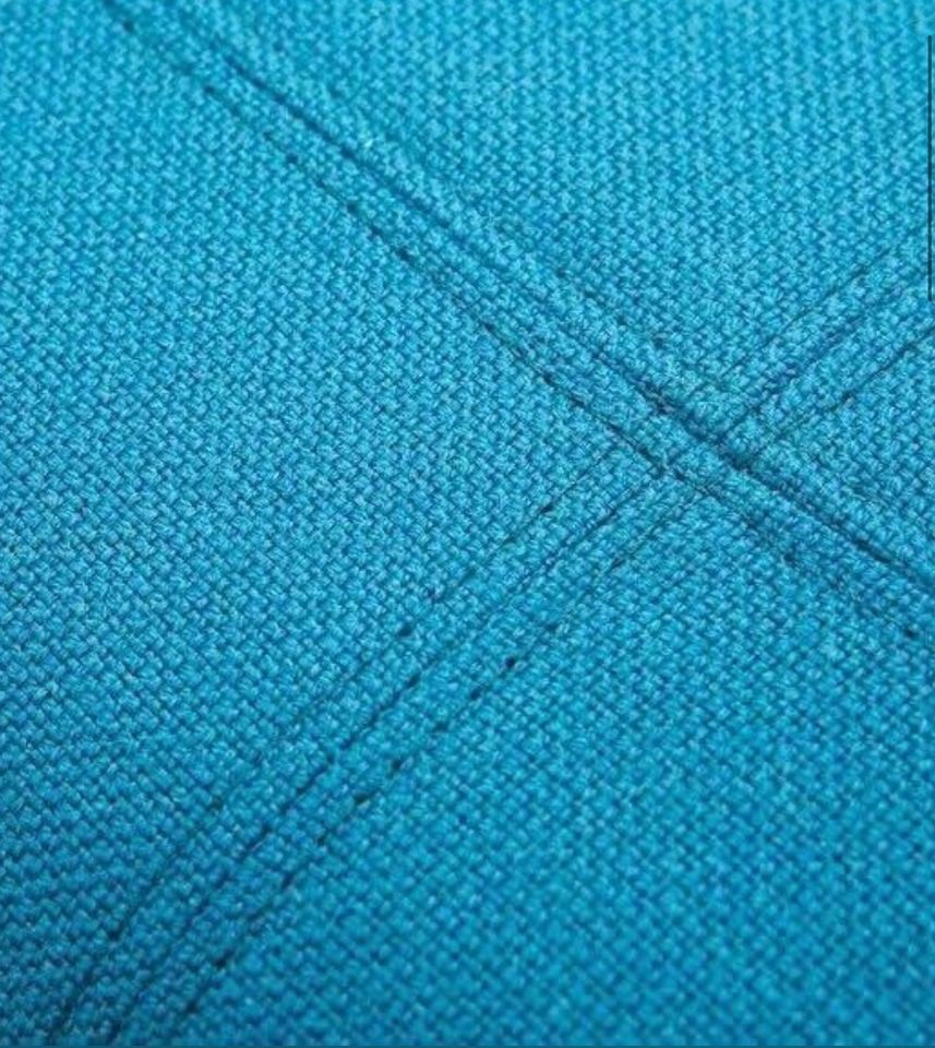 NEW. By famous Danish brand “Normann Copenhagen”. Blue pouf - photo 3