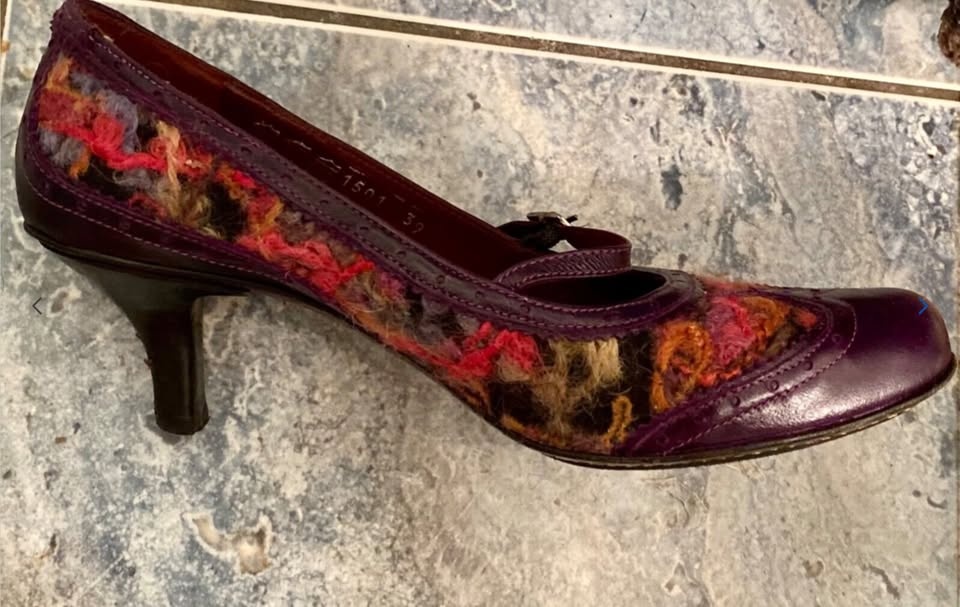 Made in ITALY. Zambrano Purple/Multi-color leather shoes - photo 2